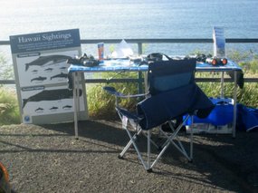 - whale watching at Nukuele Point