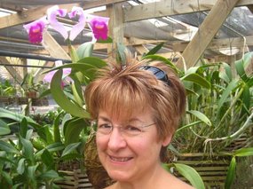 - Barb loves the orchids
