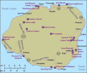 Poipu - on south coast