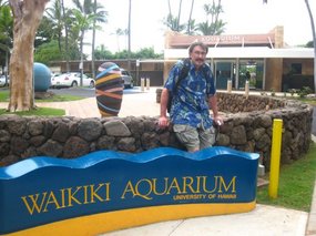 1-- visiting the Waikiki Aquarium