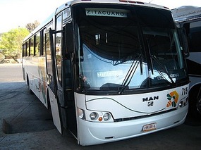 - our bus to Angangueo