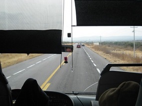 - view from the bus