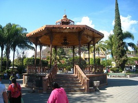 - band stand in middle of town