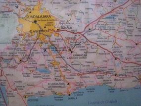 - Ajijic,located  just west of Chapala