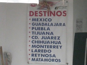 - great bus system in Mexico