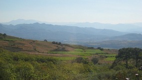 - landscape going west from Guadalajara
