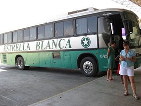 -  Barbara, taking a break during trip