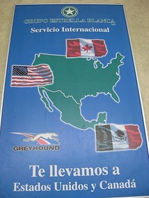- Estrella Blanca bus company and Greyhound