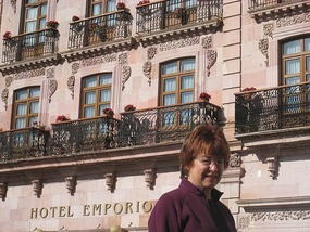 - the beautiful Hotel Eporio and Barbara, or .....