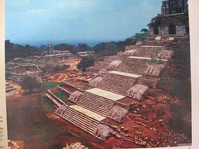 - poster of Palenque in Yucatan Peninsula