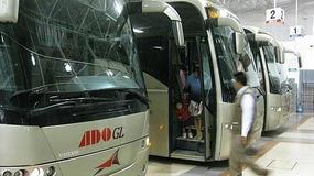 - typical bus station