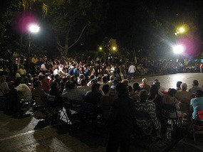 - waiting for concert to start