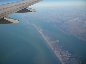 - Texas coastline along Gulf of Mexico