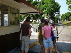 - Robert with fellow travelers we met  on bus