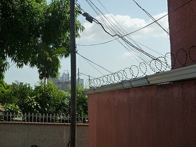 - there is always the barbed wire