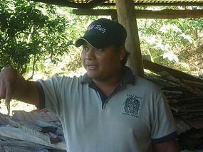 - Carlos spinning the coffee magic