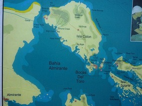 - taking the boat from Almirante to Boca del Toro