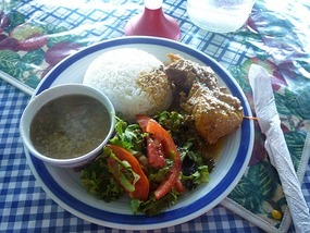 - nice lunch for $3.00