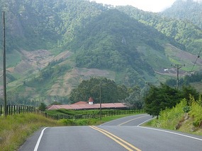 - view towards Haras Cerro Punta (horse breeding)
