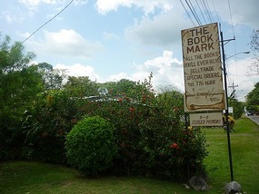 - sign for The Book Mark
