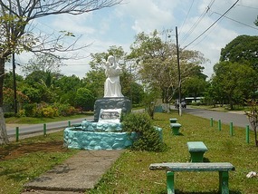 - the statue