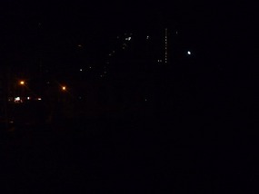 - part of the skyline at night