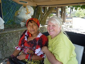 - expat Misty with her Kanu friend - Melanie