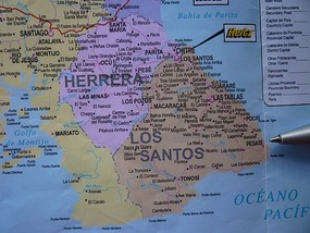 - Pedasi - located at the point of the pen