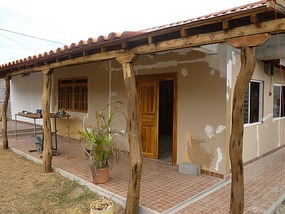 - front of the house