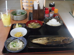 Tokyo Shinjuku Hotel - Grilled Fish Breakfast