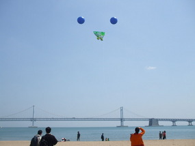 Festival Balloons at Gwangalli Beach