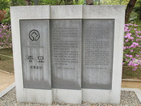Jongmyo Shrine Unesco Monument