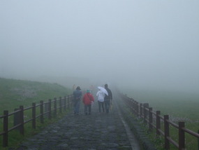 Walking Thru Mist