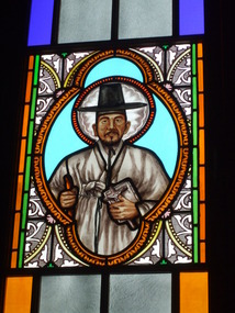 Korean Characters in Stained Glass