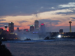 Skyline over Niagara Falls