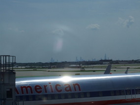 Skyline seen from Tarmac