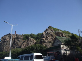 Driving by Red Hill
