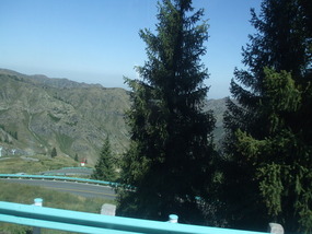 Driving Uphill to Heaven Lake