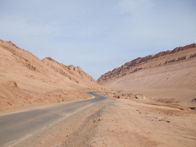 Driving Thru Flaming Mountain