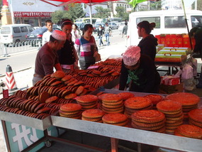 Muslim Flat Cake Vendors