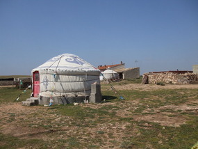 Yurt and Farmhouse