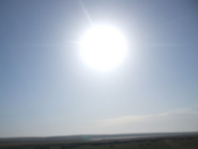 Sun Rises in Morning Sky