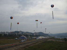 Festival Tents and Balloons