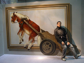 Sitting on the Cart