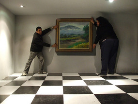 Holding a Picture Frame