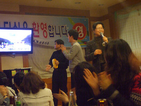 The Vice Principal with Supporting Teachers