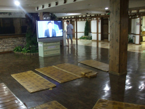 TV Hall with Floor Mats