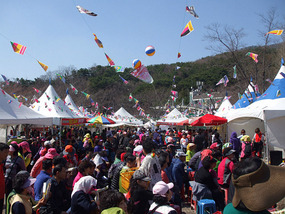 Crowded Festival Area