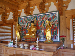 Inside Unpainted Building