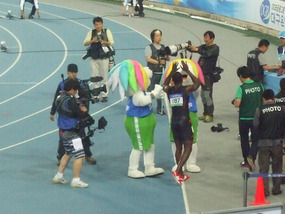 Winner with Sarbi